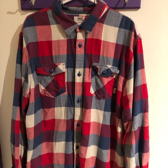 Vans plaid button up - Picture 2 of 4